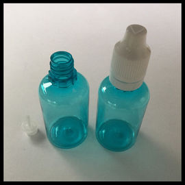 Chiny Butelki z zakraplaczem dla zwierząt 30 ml Butelki z ejuktem z tworzywa sztucznego Niebieskie butelki z płynem E dostawca