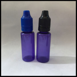 Chiny Fioletowe butelki z płynem PET E, plastikowe butelki PET z wyciskanym pojemnikiem o pojemności 15 ml dostawca