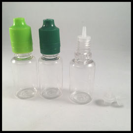 Chiny Małe plastikowe butelki z płynem PET E, przezroczysta farmaceutyczna butelka z zakraplaczem do uszu dostawca