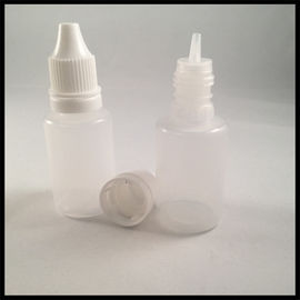 Chiny Plastikowe butelki z zakraplaczem odporne na działanie dzieci, 20 ml, LDPE Puste butelki z zakraplaczem do oczu dostawca