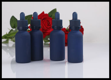 Chiny Zabezpieczone przed dziećmi nakrętki Szklane butelki do aromaterapii, 30 ml niebieskie szklane butelki na olejki eteryczne dostawca