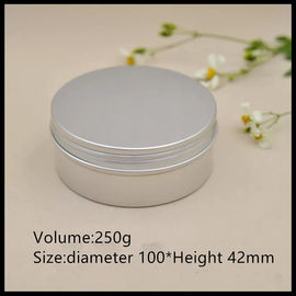 Chiny Kolorowe pojemniki aluminiowe Pojemniki kosmetyczne Face Gream / Suszone owoce Jar 250g dostawca