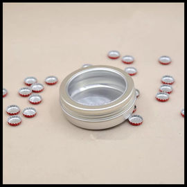 Chiny 100g Okno Aluminiowe pojemniki kosmetyczne Biżuteria Pudełko z proszkiem Herbata Cukierki Jedzenie Słoik dostawca
