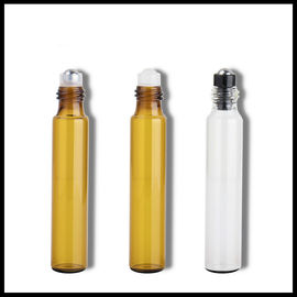 Chiny 3 ml 5 ml 10 ml Szklane butelki kosmetyczne Zakrętka Z kulkami ze stali nierdzewnej dostawca