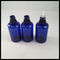 Niebieskie 30 ml plastikowe butelki Butelki z kroplomierzem PET E Butelki z płynem do cygar dostawca