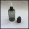 Czarna 30 ml butelka z płynem E Butelki z kroplomierzem dla zwierząt Plastikowa butelka z papierosem E. dostawca