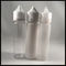 Biała butelka z tworzywa sztucznego 60 ml, okrągłe, masowe butelki z etykietami Unicorn dostawca