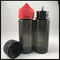 Czarne butelki z kroplomierzem Unicorn 120ml do płynów bez toksycznego zdrowia i bezpieczeństwa dostawca