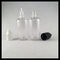 Przezroczyste plastikowe butelki z zakraplaczem 50ml, plastikowe opakowania z zakraplaczem do oczu dostawca