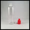 Plastikowe butelki z zakraplaczem o dużej pojemności 100 ml, przezroczyste plastikowe butelki z zakraplaczem do oczu dostawca