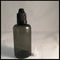 Butelki PET z kroplomierzem ciemnym 50 ml, czarne przezroczyste butelki z kroplomierzem do wyciskania dostawca