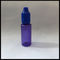 Fioletowe butelki z płynem PET E, plastikowe butelki PET z wyciskanym pojemnikiem o pojemności 15 ml dostawca