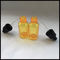 Pomarańczowe plastikowe butelki pipetowe Food Grade do pakowania płynnych aromatów dostawca