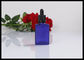 Płaskie kwadratowe szklane butelki olejków eterycznych Niebieski matowy kolor do pakowania perfum dostawca
