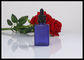 Płaskie kwadratowe szklane butelki olejków eterycznych Niebieski matowy kolor do pakowania perfum dostawca