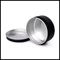Czarne metalowe aluminiowe puszki kosmetyczne Zioła Przyprawy Przechowywanie Jar 150g Pojemność dostawca