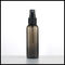 Okrągłe puste plastikowe butelki z rozpylaczem Czarny pojemnik kosmetyczny wielokrotnego użytku 60 ml dostawca