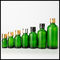 Oliwkowe szklane butelki olejku Zielona okrągła, odporna na manipulacje zakrętka Zatwierdzenie TUV dostawca