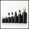 Butelki ze szkła olejkowego w kolorze czarnym matowym. Opakowanie kosmetyczne Okrągły kształt dostawca