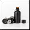 Butelki ze szkła olejkowego w kolorze czarnym matowym. Opakowanie kosmetyczne Okrągły kształt dostawca