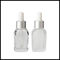 Przezroczyste kwadratowe szklane butelki z kroplomierzem Bpa Free For Essential Oils Aromaterapia dostawca