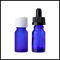 Cobalt Blue Essential Oil Butelki szklane Zakraplacz Czarna nasadka Tamper Proof 10 ml dostawca