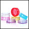 Okrągły plastikowy kremowy słoik kosmetyczny Małe pojemniki do makijażu Kolorowe 2g Pojemność dostawca