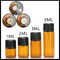 Mini Size Essential Oil Szklane butelki Normal Cap Do serum / Perfumy 1ml 2ml 3ml 5ml dostawca